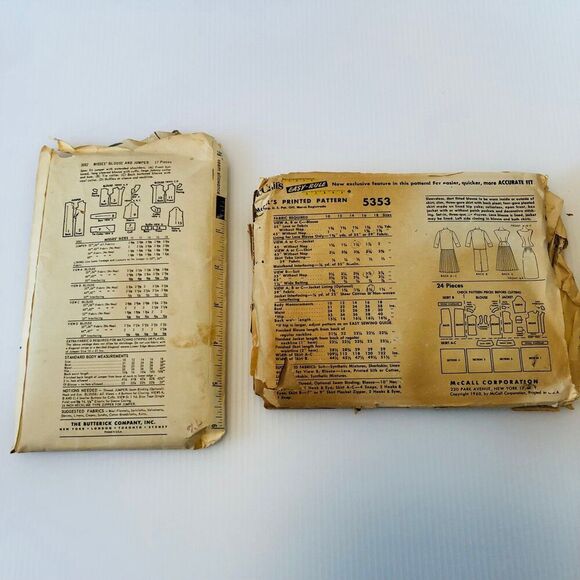 Vintage Sewing Patterns from the 60s Set of 4 - Picture 3 of 12